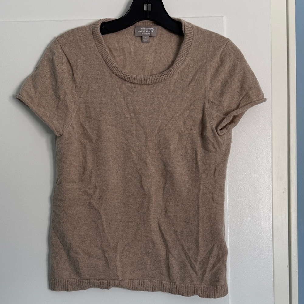 J. Crew Cashmere Short Sleeve Top